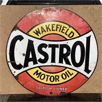 Original Wakefield Castrol Enamel Sign