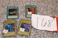 Lot of (4) Yugioh Cards