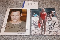 Lot of (2) Signed Photos