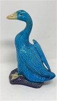 Chinoiserie Ceramic Goose Duck Turquoise Glaze