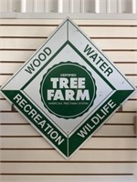 Tree Farm Plastic Sign