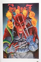 Rare! Faust Tim Vigil 1991 Poster