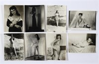 (8) c.1950's Amateur Nude Pin-up Photos