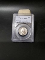 1981-D Graded PCGS MS64 QUATER COIN