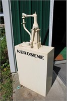 Kerosene tank with pump and nozzle