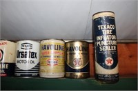 Texaco/Havoline oil cans