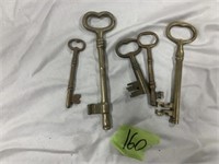(5) Brass Keys