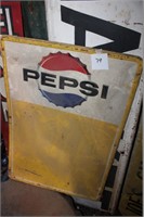 Vintage Pepsi tin signs
