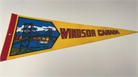 Vintage Windsor Canada Souvenir Pennant