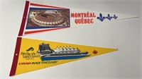 Vintage Canada Pennants Montreal Vancouver