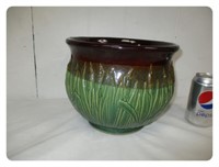 McCoy Cat Tail Jardinaire 9" Opening Pottery