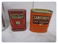 Small Vintage Tins Advertising