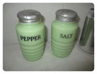 Jadeite Jadite Salt & Pepper