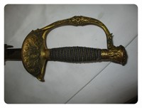 Civil War 1865 Engraved Field Officer Sword