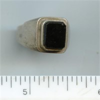 Sterling Ring s6.5 Onyx