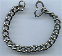 Sterling Heavy Chain Link Bracelet 7.25"