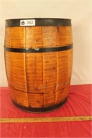 Refinished Wooden Barrel