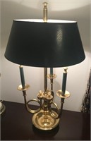 Brass Dual Bulb Table Lamp