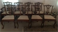 (8) Drexel Heritage Mahogany Dining Chairs
