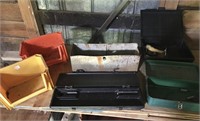 Lot of Tool Boxes with Some Contents