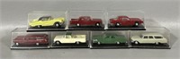 Seven Vintage EKO 1:88 Scale Cars