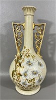 Victoria Carlsbad Austrian Floral Vase
