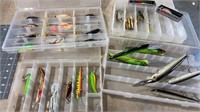 Fishing Lures 4 cases full Rapala & more