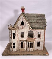 Doll house -Victorian style,all wood,15"x24" base
