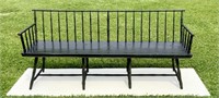 Windsor bench, Waterford, VA origin, oak bamboo