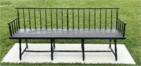 Windsor bench, Waterford, VA origin, oak bamboo