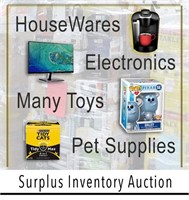 Aug.25th - Overstock, Surplus & Like New Housewares & More
