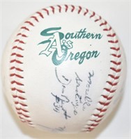 1991 Southern Oregon A's Official League Base Ball