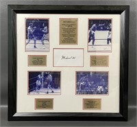 Framed Muhammad Ali Autograph