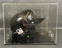Autographed Micheal Jordan Baseball Helmet