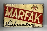 Texaco Marfax Lubrication Sign