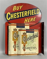 Chesterfield Cigarettes Flange Sign