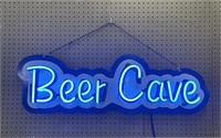 Neon Beer Cave Illuminated Sign