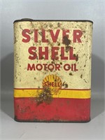 Silver Shell Two Gallon Oil Can