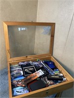 MASSIVE LOT OF KNIVES & DISPLAY CASE - YOU GET