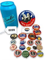 VTG Political Button Collection