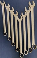 Snap-on 8 combination wrenches 1/2 to 1"
