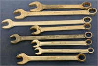 Snap-on 8 misc combination wrenches