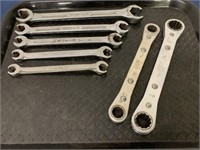 Snap-on 5 Brake line Metric Wrenches