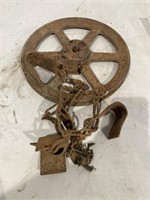 Metal Pulley and Cow Kickers