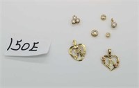 10k & 14k & CZ Pendants and Charms