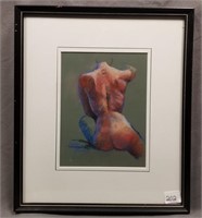 Luconi Pastel of a Female Nude