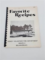 Sidney Fire Department Belhaven NC Cook Book