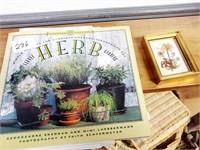 Herb Garden Book & Pressed Flower Art