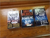 2 Nelson Demille Novels & David Baldacci Novel