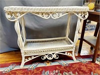 Victorian Style Wicker Table